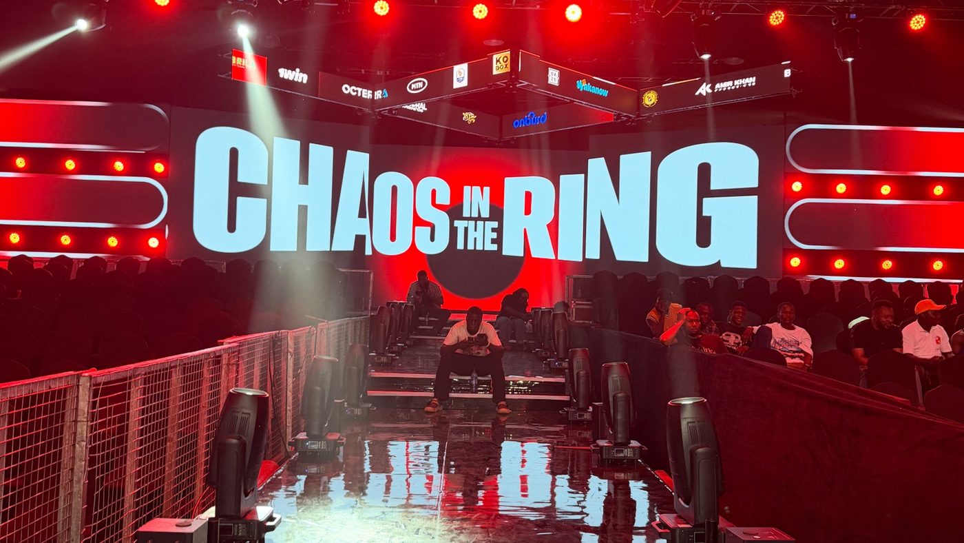 Chaos in the Ring walkway and stage screen, Lagos